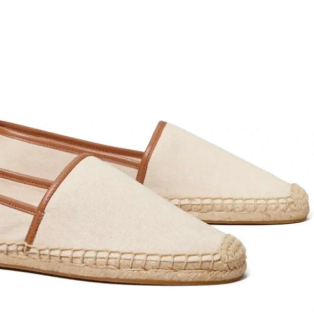 Tory Burch Canvas Flat Espadrille